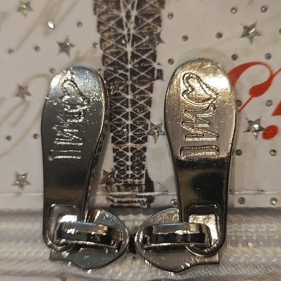 IMLove PARIS France EIFFEL TOWER Train Case Floral White - Picture 3 of 6